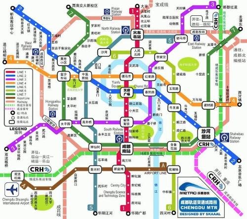 成都地铁最新线路图，城市的脉络与时代的印记