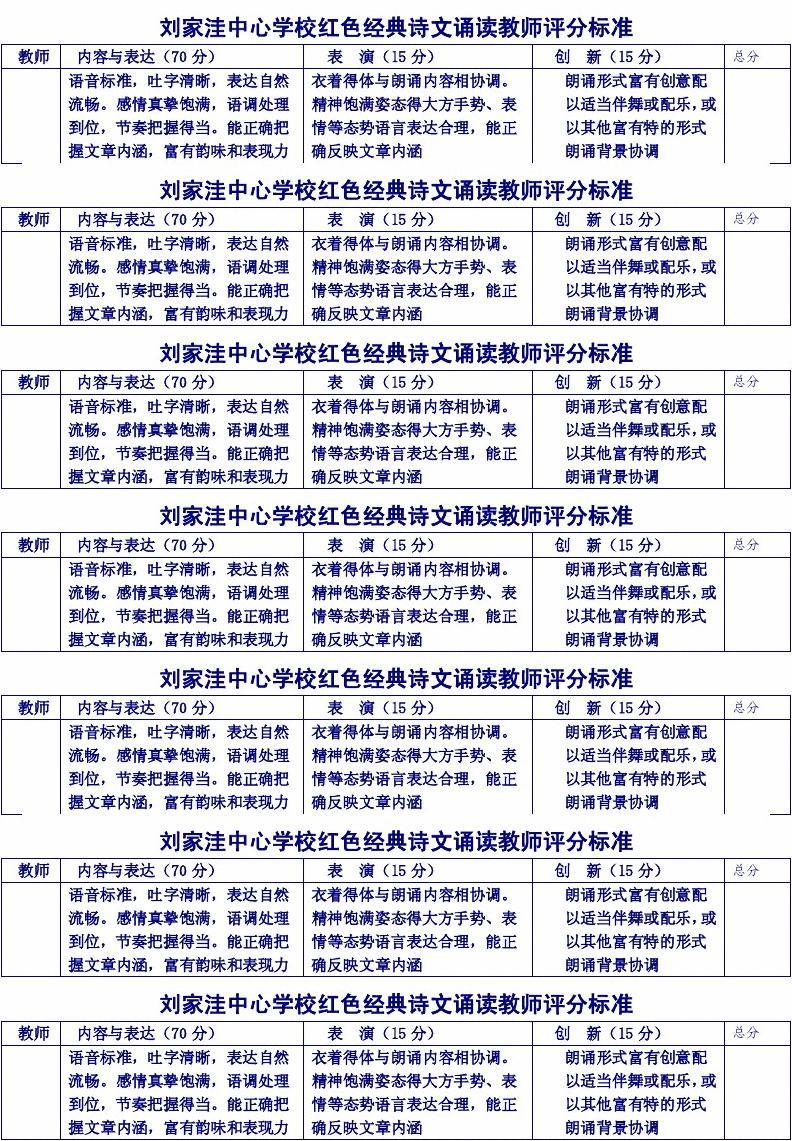 朗诵比赛评分标准详解及评分标准概览