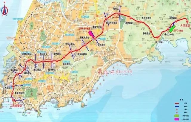 青岛地铁15号线最新线路图揭秘，未来城市交通的新动脉
