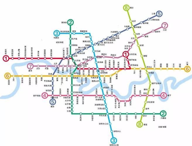 南宁地铁线路图全新发布，城市脉动激发自信与力量