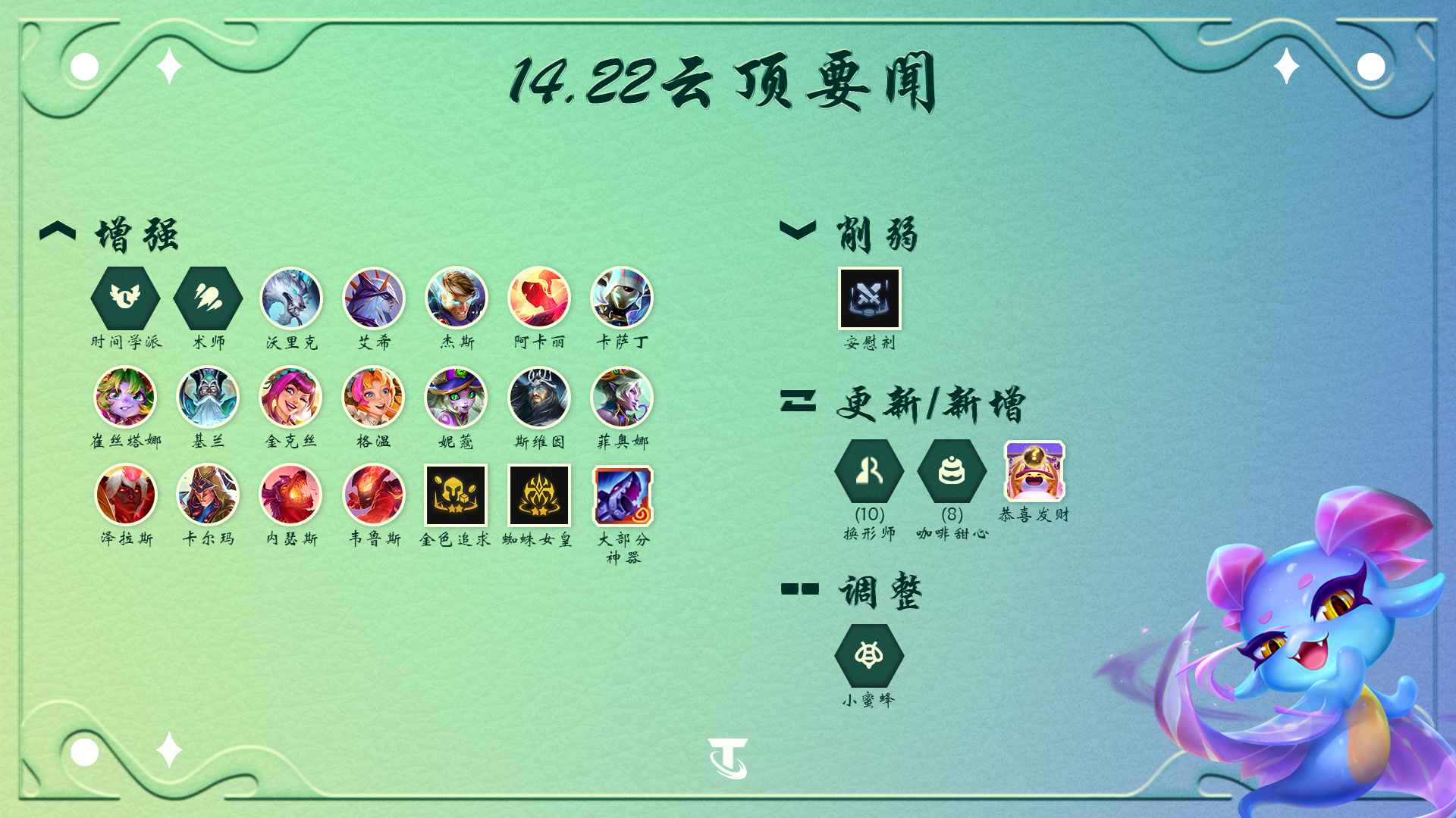 云顶之弈最新更新概览