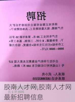 胶南最新招聘信息，时代的脉搏与人才的汇聚舞台